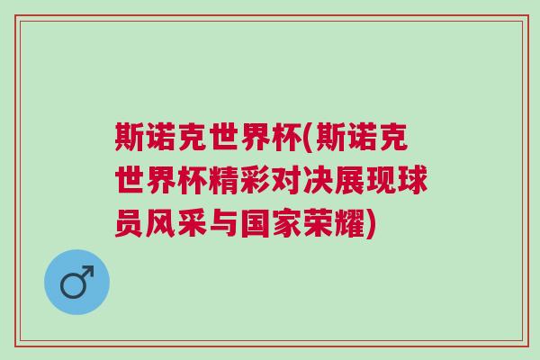 斯諾克世界杯(斯諾克世界杯精彩對決展現球員風采與國家榮耀) 斯諾克世界杯(斯諾克世界杯精彩對決展現球員風采與國家榮耀)
